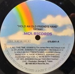 Vinilo Lp - Tiffany - Hold An Old Friend's Hand 1989 Brasil - BAYIYO RECORDS