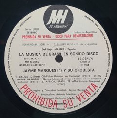 Vinilo Lp Jayme Marques Y Su Orquesta La Musica De Brasil - tienda online