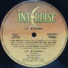 Vinilo Lp - La Bionda - La Bionda 1978 Argentina - BAYIYO RECORDS