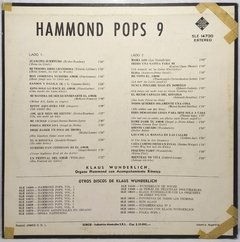 Vinilo Klaus Wunderlich Hammond Pops 9 Lp en internet