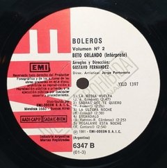 Vinilo Lp - Beto Orlando - Boleros Vol. 2 1981 Argentina - tienda online
