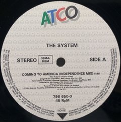 Vinilo Maxi - The System - Coming To America 1988 Aleman - BAYIYO RECORDS