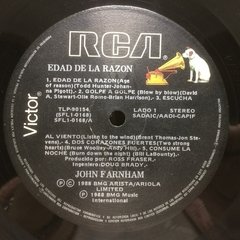 Vinilo Lp John Farnham Age Of Reason - Edad De La Razon 1988 - BAYIYO RECORDS