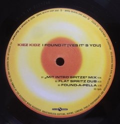 Vinilo Maxi - Kiez Kidz - I Found It (yes It's You) 1999 - tienda online