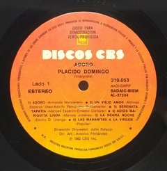 Vinilo Lp - Placido Domingo - Adoro 1984 Argentina - BAYIYO RECORDS