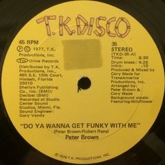 Vinilo Peter Brown Do Ya Wanna Get Funky With Me Maxi Usa 76 - comprar online