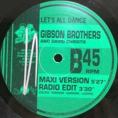 Vinilo Maxi Gibson Brothers & David Christie Let's All Dance - BAYIYO RECORDS