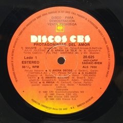 Vinilo Compilado Varios - Protagonistas Del Amor 1984 Arg - BAYIYO RECORDS