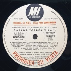 Vinilo Lp - Carlos Torres Vila - Soledad 1984 Argentina - BAYIYO RECORDS