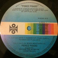 Vinilo Perez Prado Lp Argentina 1978 Incluye Mambo Nº 5 en internet