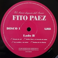 Vinilo Lp Fito Páez - El Amor Después Del Amor Doble Nuevo - BAYIYO RECORDS