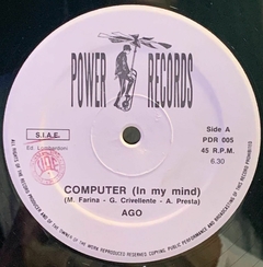 Vinilo Ago Computer Maxi Italia 1986 Bayiyo Records en internet