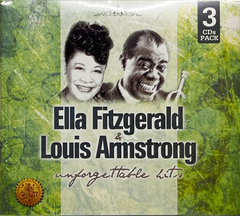 Cd Ella Fitzgerald & Louis Armstrong Unforgettable Hits 3 Cd