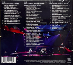 Cd Metallica The Black Album Remastered 3 Cds Nuevo Importad - comprar online