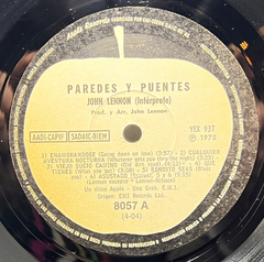 Vinilo Lp John Lennon - Paredes Y Puentes 1975 Argentina en internet