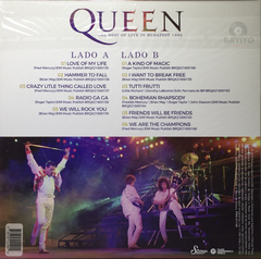 Vinilo Lp Queen - The Best Of Live In Budapest 1986 Nuevo - comprar online