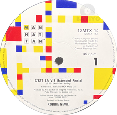Vinilo Maxi Robbie Nevil - C'est La Vie (remix) 1986 Uk en internet
