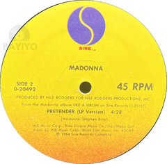 Vinilo Maxi - Madonna - Papa Don't Preach 1986 Usa - BAYIYO RECORDS