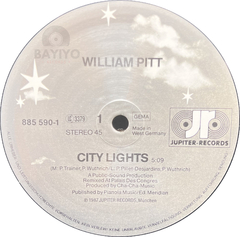 Vinilo Maxi William Pitt - City Lights 1987 Germany en internet
