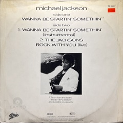 Vinilo Maxi Michael Jackson Wanna Be Startin' Somethin' 1983 - comprar online