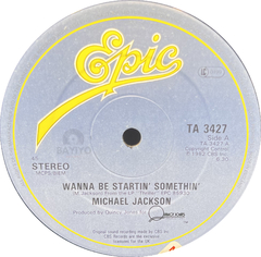 Vinilo Maxi Michael Jackson Wanna Be Startin' Somethin' 1983 en internet