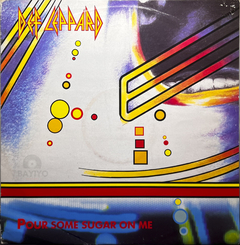 Vinilo Maxi Def Leppard Pour Some Sugar On Me - Ingles 1987
