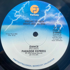 Vinilo Maxi Paradise Express - Dance / Poinciana 1978 Usa
