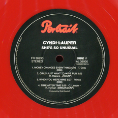 Vinilo Cyndi Lauper - She's So Unusual Lp Color Rojo Nuevo - BAYIYO RECORDS