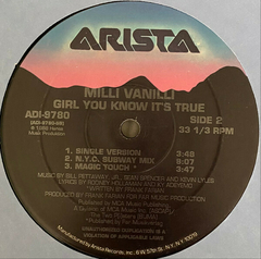 Vinilo Maxi Milli Vanilli - Girl You Know It's True 1988 Us - BAYIYO RECORDS