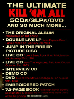 Box Set Metallica - Kill 'em All Deluxe Edition 3lp+5cd+dvd en internet