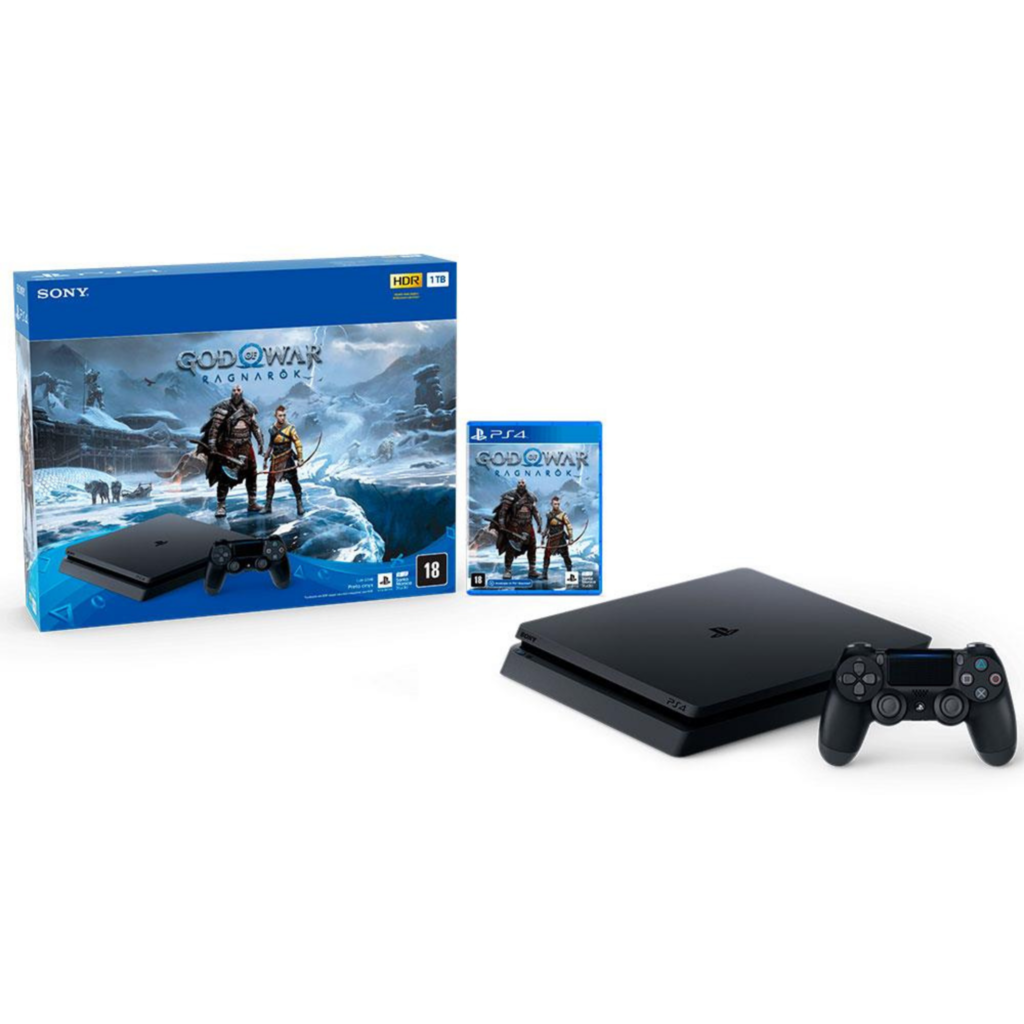 Console Sony Playstation 4 Slim CUH-2218B 1TB / Bivolt - Preto (Japones) no  Paraguai - Visão Vip Informática - Compras no Paraguai - Loja de Informática