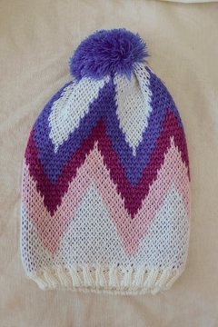 GORRO CUADRADITOS PUÑO