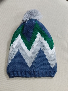 GORRO CUADRADITOS PUÑO - Misvah Moda