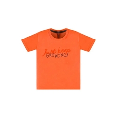 Conjunto Camiseta E Short Menino (Laranja) Up Baby - Baby Smiles Boutique