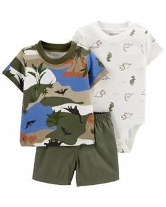 Conjunto Carters 3 peças Dinossauros