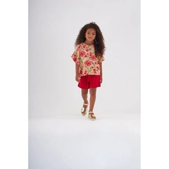 Conjunto Bata E Short Festas Infantil (Bege) Up Baby