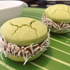 Alfajor Amo mi Matcha de maicena