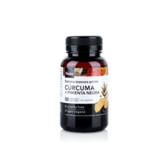 Cúrcuma y Curcuma + Pimienta Negra Natier x 50 cápsulas - comprar online