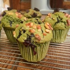 Muffin veganos variedad Amo mi Matcha