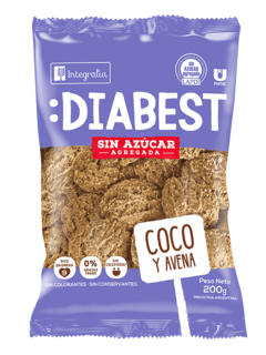 Diabest galletitas de avena sin azúcar variedad x200 gr - comprar online