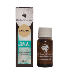 ACEITE ESENCIAL LAVANDA - HIERBAS & ESENCIAS x 10cc