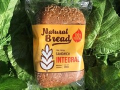 Pan para Sandwich o Hamburguesas Integral Natural Bread x 200 gr.