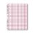 Caderno Colegial Xadrez Rosa - comprar online