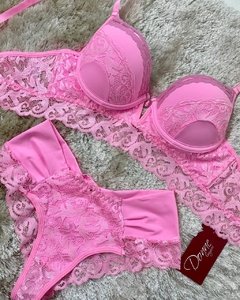 Conjunto com recortes - Donne Lingerie