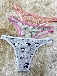 Tanga em cotton estampada na internet