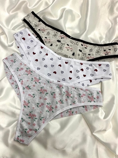 Fio em cotton estampado - comprar online