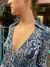 Vestido Diane Von Furstenberg floral azul - comprar online