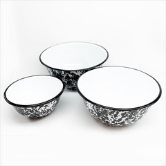 Set X3 Bowls Enlozados BYN - comprar online