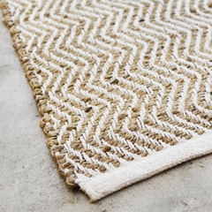 Alfombra Yute y agodon Zig Zag - comprar online