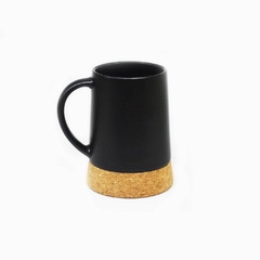 Jarro Mug Cono negro corcho